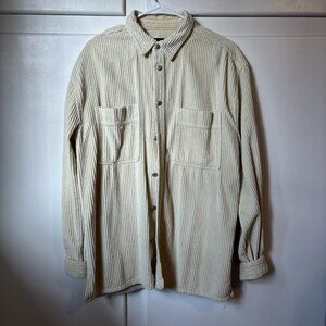 Zara Corduroy Shirt Jacket
